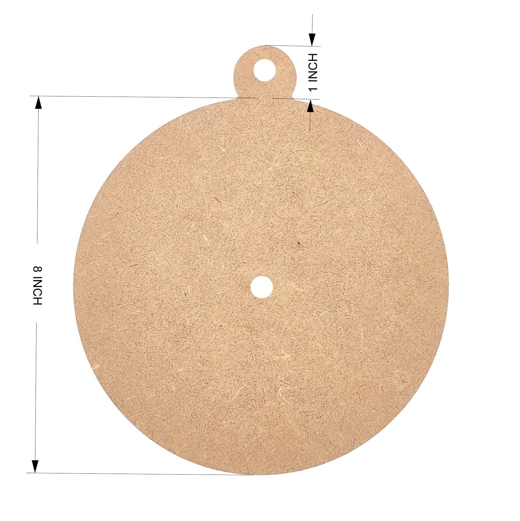 Mdf Round Hanger Clock