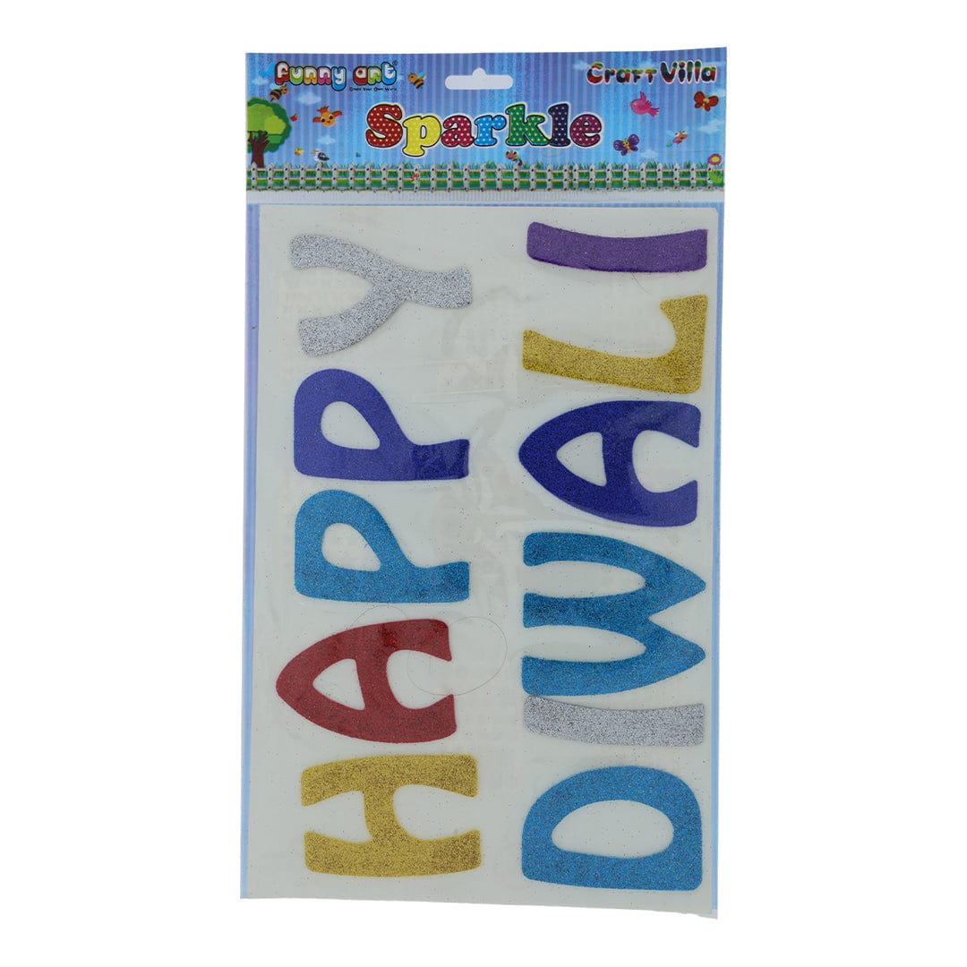 Big Happy Diwali Sticker (Rendom Colours)