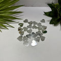 Silver Acrylic Mirror Heart Shape 2