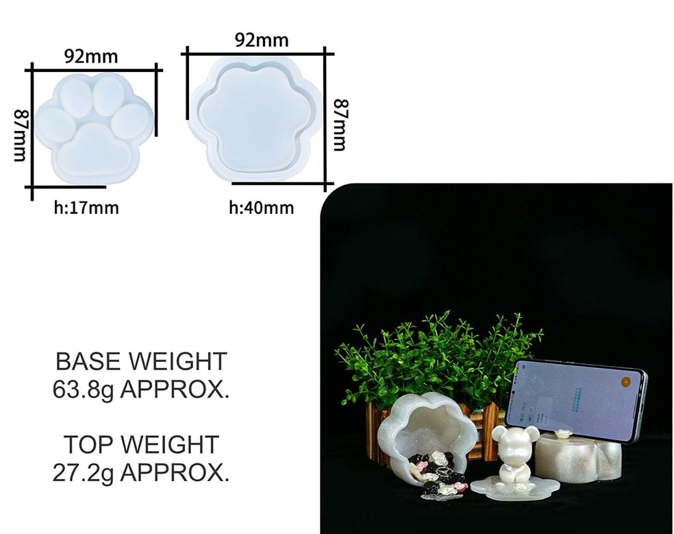 Cat Paw Storage Box Mould