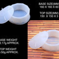 12 Corner Large Round Storage Box Mould