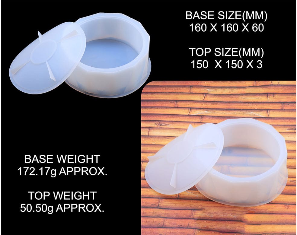 12 Corner Large Round Storage Box Mould