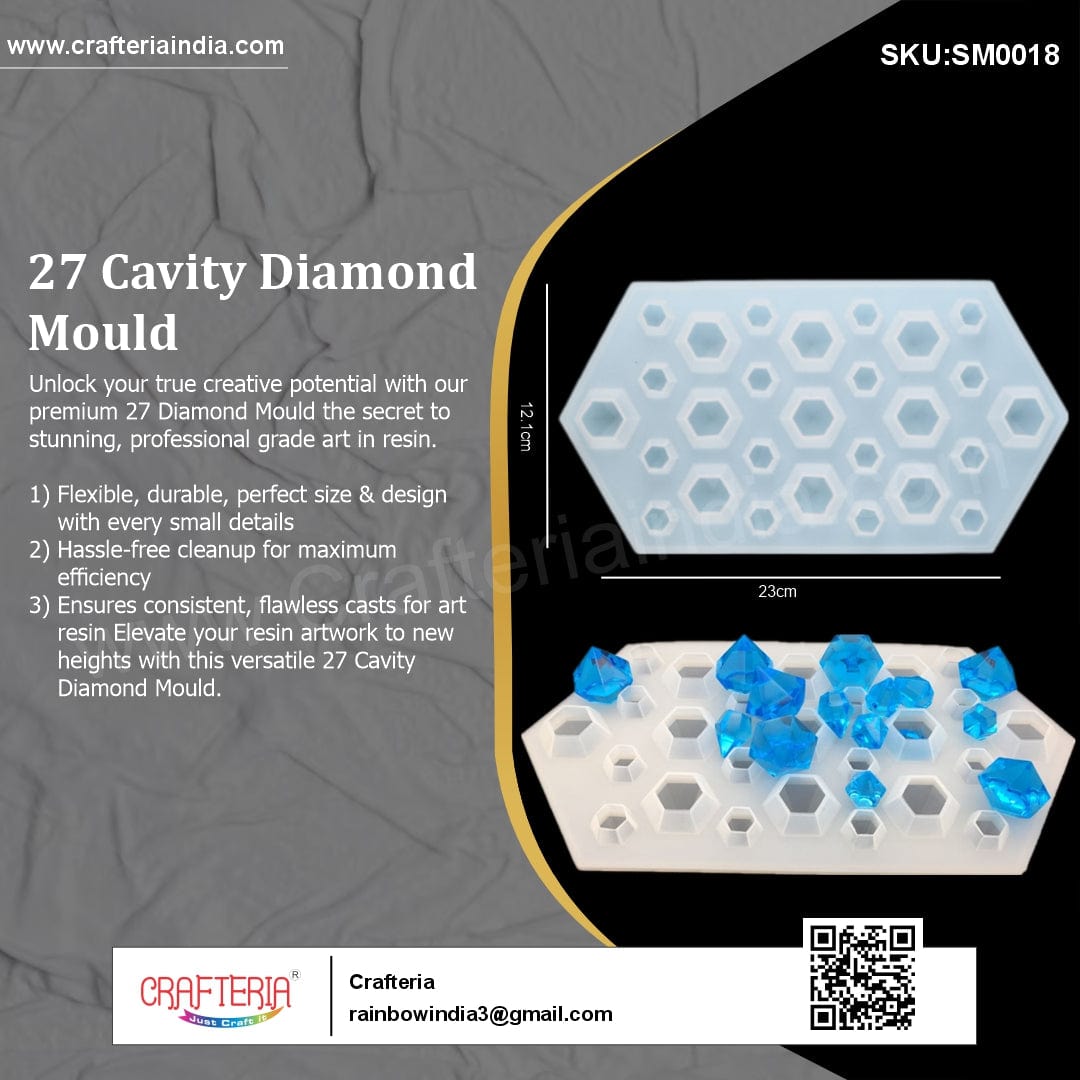 27 Cavity Diamond Mould