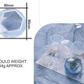 3D Diamond Paper Weight & Candle D03 Mould