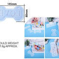 Love Wording Bone Shape Dog House Name Plate Mould