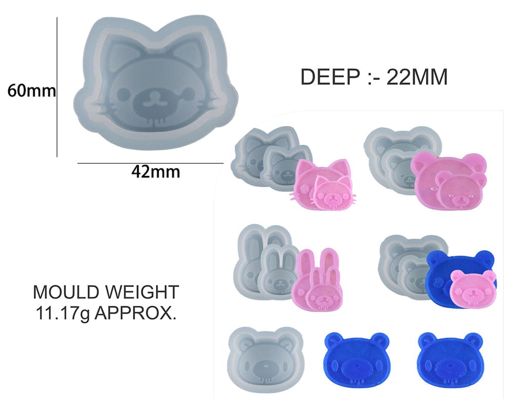 Big Cat Face Mould