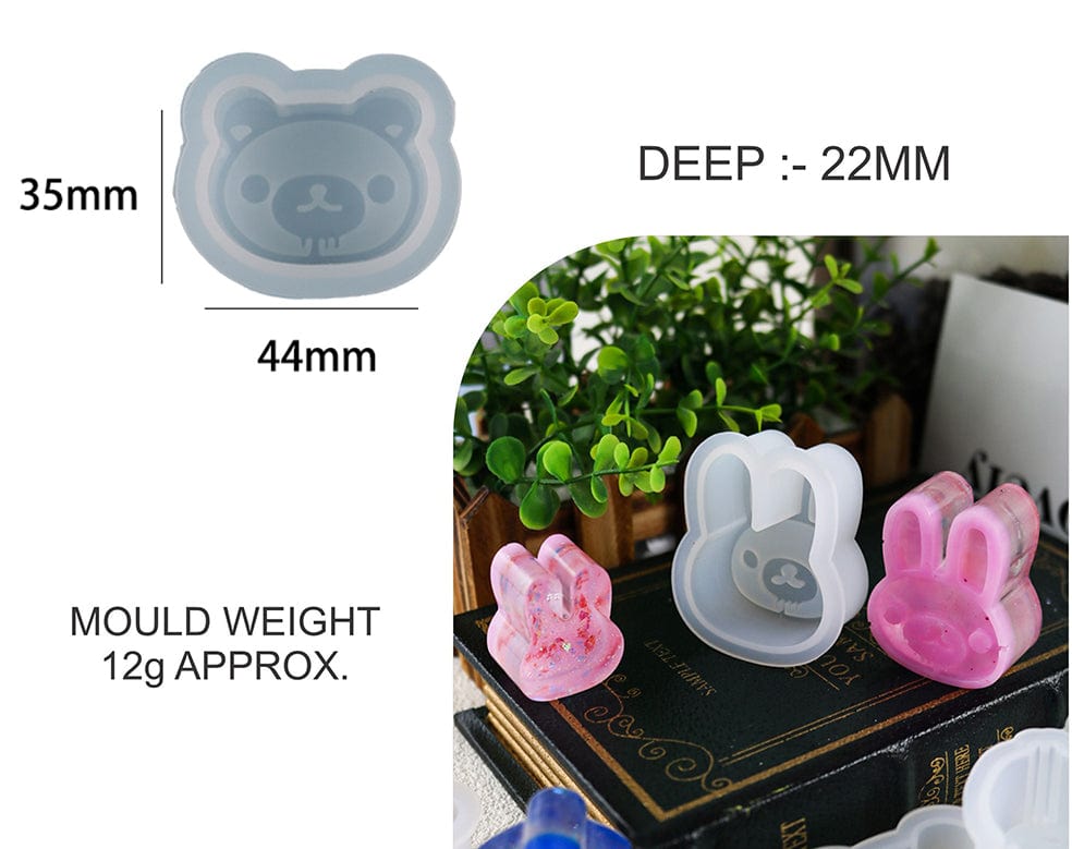 Bear Face Mould D01