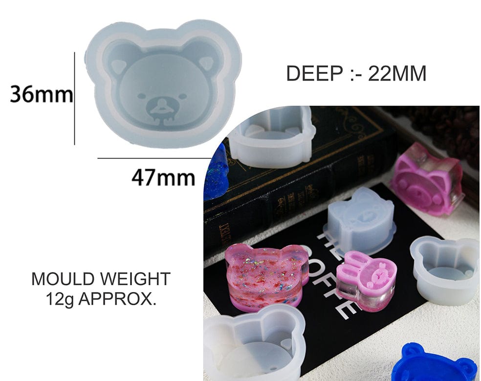 Bear Face Mould D02
