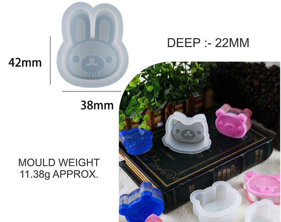 Big Rabbit Face Mould