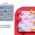 8 Cavity Christmas Accessory Mould