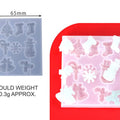 8 Cavity Christmas Accessory Mould