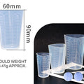 Premium Quality Triangular 100Ml Silicon Measuring Cup