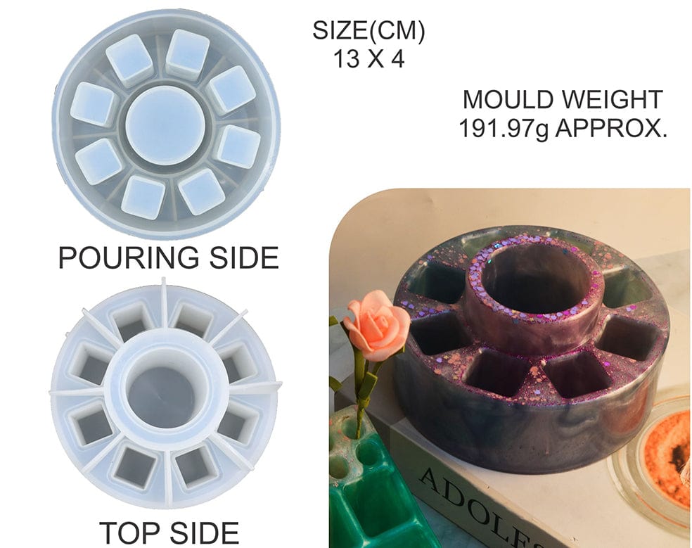 Round Lipstick Stand Storage Box Mould