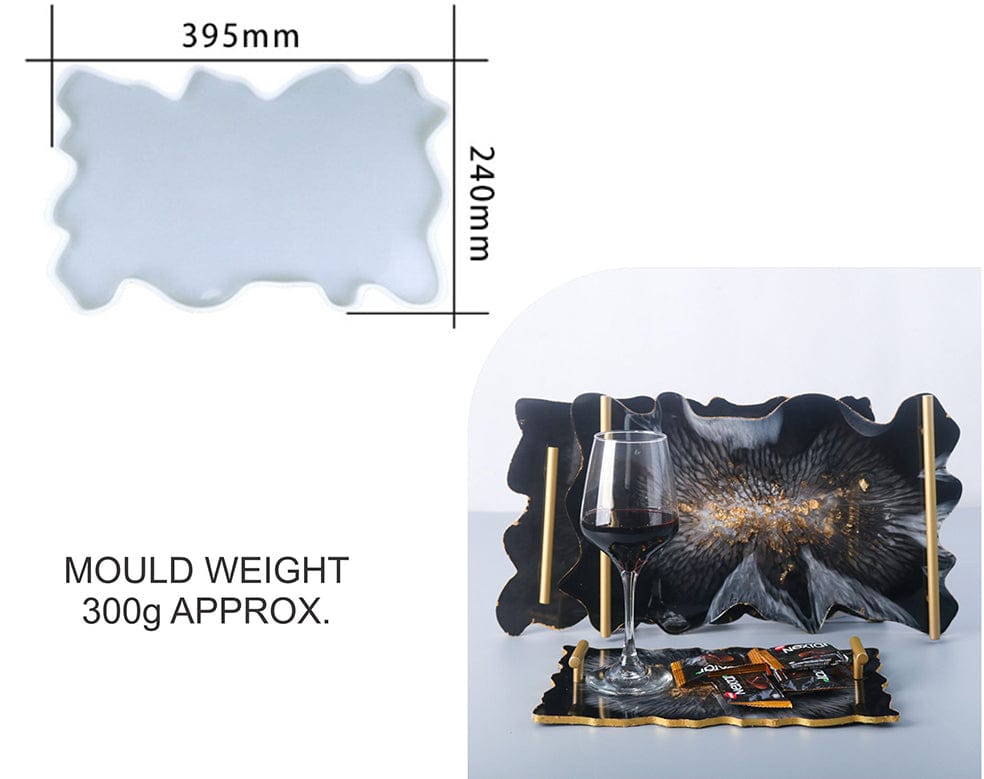 Irregular Large Rectangular Tray Mould