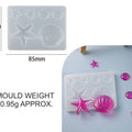 6 Cavity Star & Shell Keychain Mould