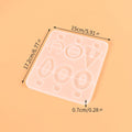 12 Cavity Jewellery Pendant Mould