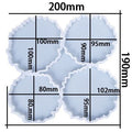 4 Cavity Round Agate Coaster Mould