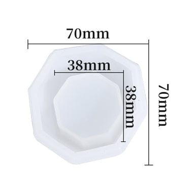8-Corner Flower Pot & Tea Light Candle Holder Mould