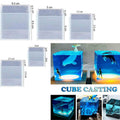 5 Pcs Cube Casting & Paper Weight Mould