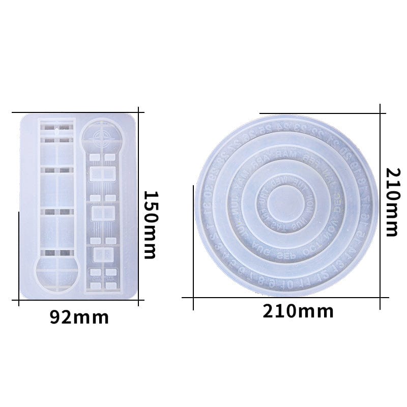 Perpetual Rotating Calendar Mould