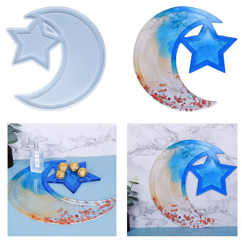 Moon & Star Ramadan Serving Tray Mould