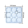 13 Cavity 3D Flower & Petals Mould