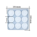 9 Cavity 3D Rose Flower Mould