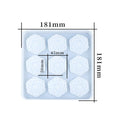 9 Cavity 3D Lotus Mould