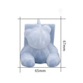 Seating Teddy Bear Candle Mould