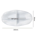 Oval Tray With Wavy Boundry Mould