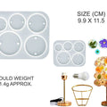 5 Cavity Round Jewellery & Rakhi Mould