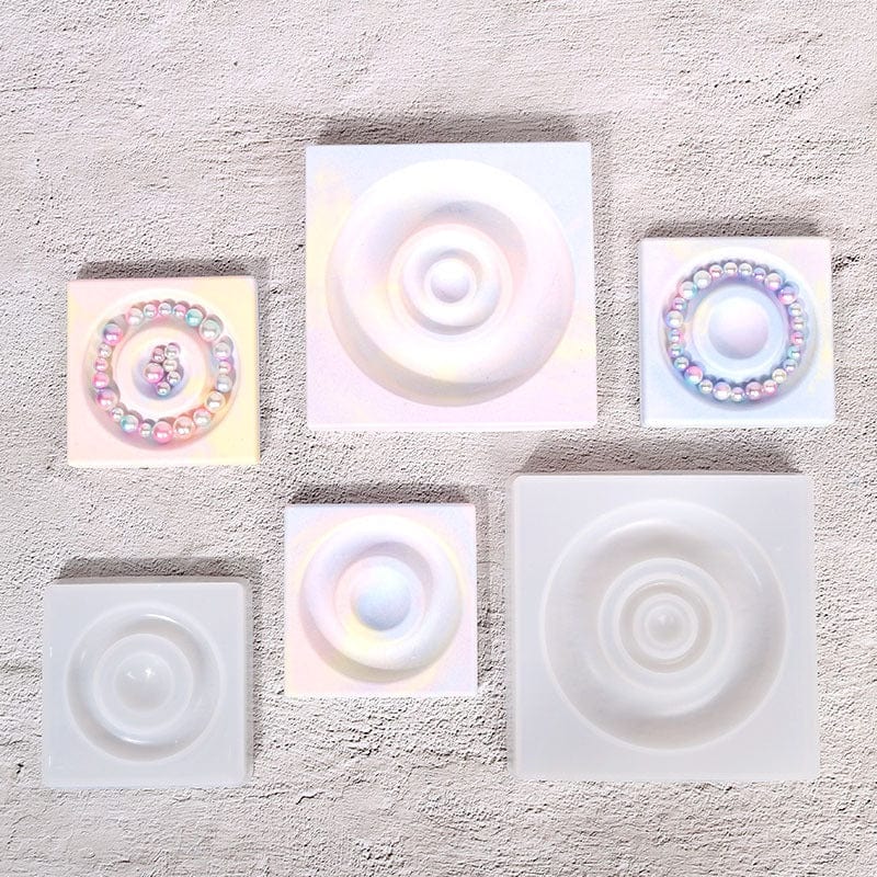 Big Square Jewellery Dish & Coaster Mould