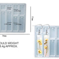 6 Cavity Long Rectangle Jewellery & Keychain Mould
