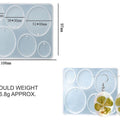 6 Cavity Oval Jewellery & Keychain Mould