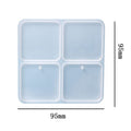 4 Cavity Square Rakhi ,Lumba ,Jewellery & Clip Mould