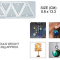 5 Cavity Triangle Jewellery & Rakhi Mould