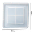 Square Photo Frame Mould & Coaster With Angular Boundary Mould