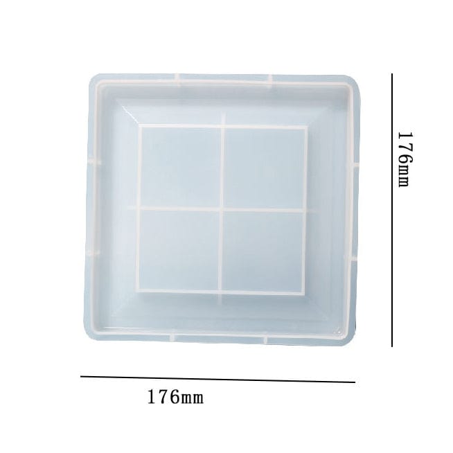 Square Photo Frame & Coaster With Angular Boundry