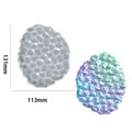 Oval Agate Mosaic Texture Coaster Mould Des No : 4