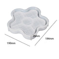 Plum Blossom Flower Chess Board Texture Trinklet Tray Mould