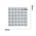 36 Cavity Square Diamond Mosaic Mould For Recasting & Lippan Art