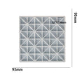72 Cavity Triangle Mosaic Mould For Recasting & Lippan Art