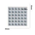 36 Cavity 8 Corner Mosaic Mould For Recasting & Lippan Art
