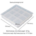 Square Wave Design Storage Tray Mould