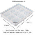 Rectangle Wave Design Storage Tray Mould