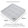Square Checkered (Katli) Design Storage Tray Mould