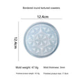 Round Textured Coaster With Boundary Mould