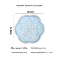 Flower Textured Coaster With Boundry Mould