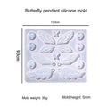 16 Cavity Butterfly Keychain & Pendant Mould