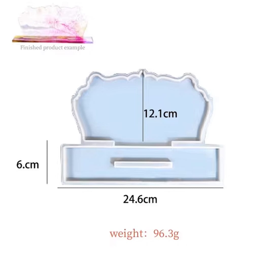 Agate Photo Frame & Display With Stand Design No: 2